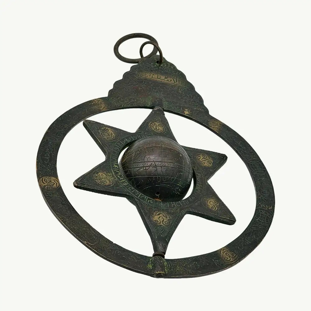 Antique Heirloom Hanging Hexagram Celestial Model