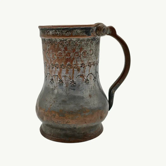 Vintage Patina Decorative Copper Mug
