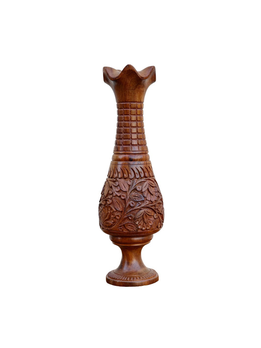 The Riva Hand-Carved Ornamental Pedestal Vase (MTO)