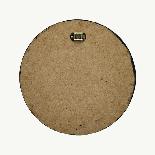 The Radiant Turquoise Artisan Mandala – Hand-Applied Pointillism Art