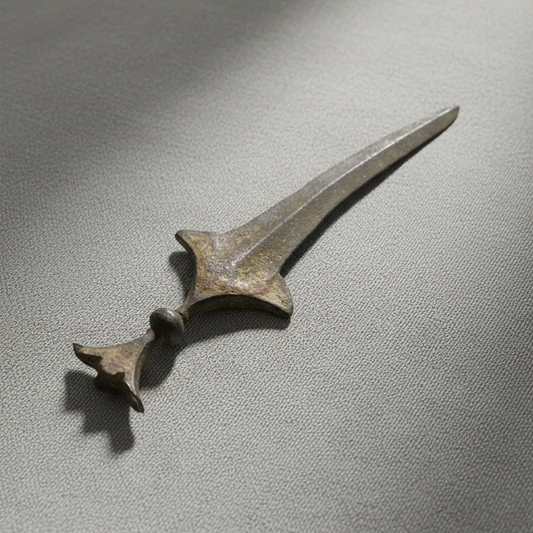 Vintage Brass Phurba Ritual Dagger 2