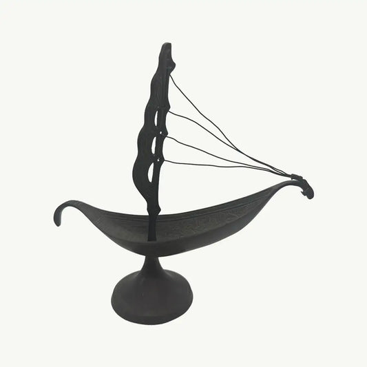 The Celestial Sail Hand-Cast Brass Sculpture