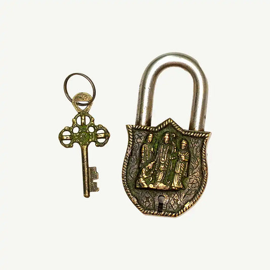 Divine Protection Lock - Trimurti Guardian