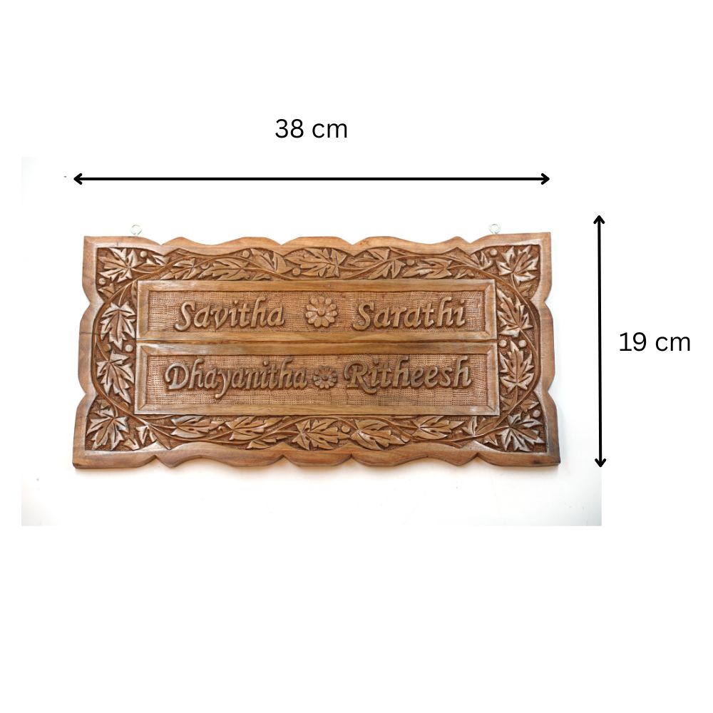 The Home's Signature- Name Plate