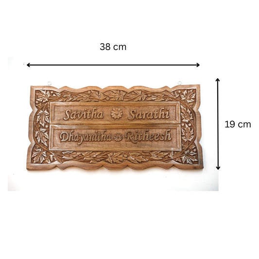 The Home's Signature- Name Plate