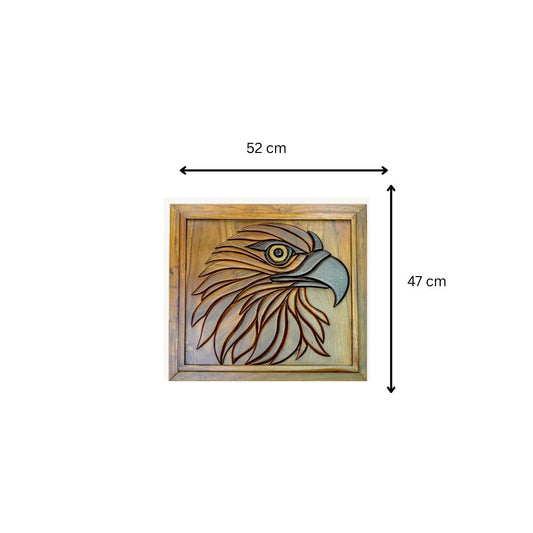 Majestic Eagle Relief Carving