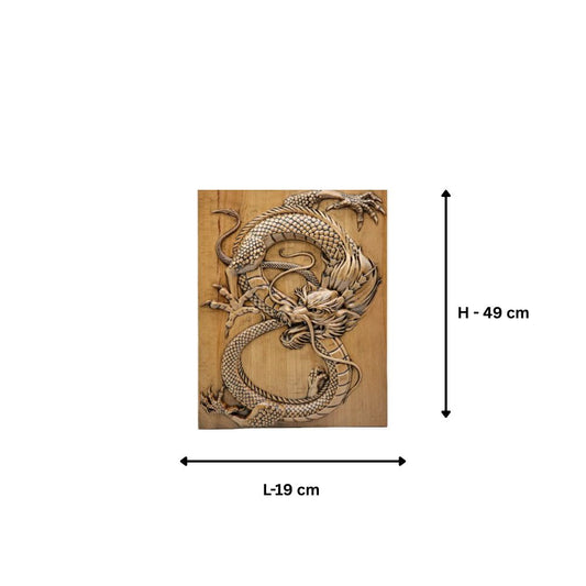 Imperial Dragon Wall Sculpture