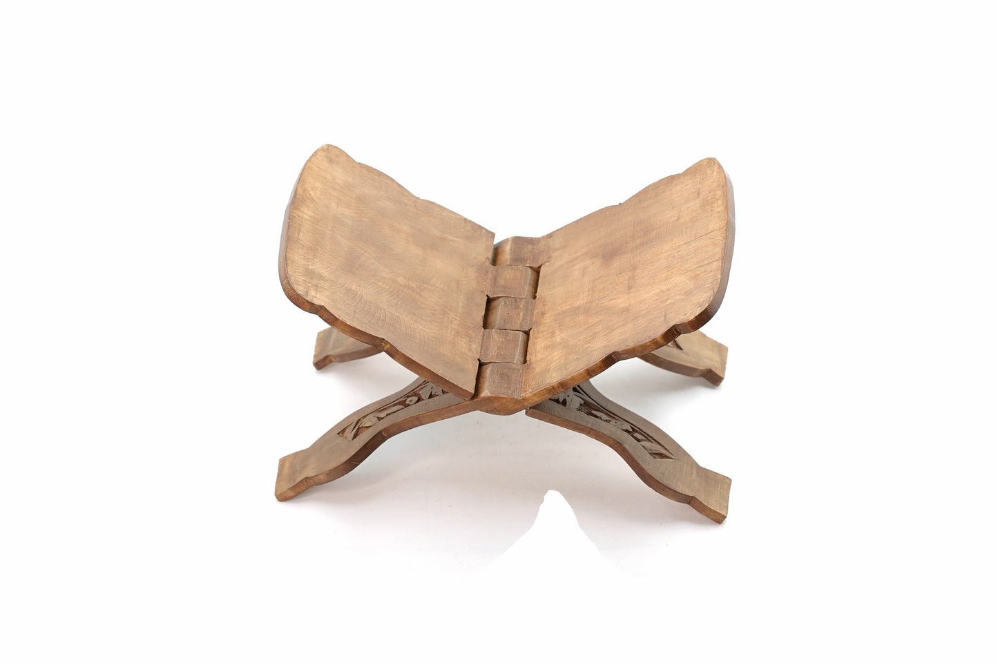 Hand-Carved Walnut wood Quran Stand (Rehal)
