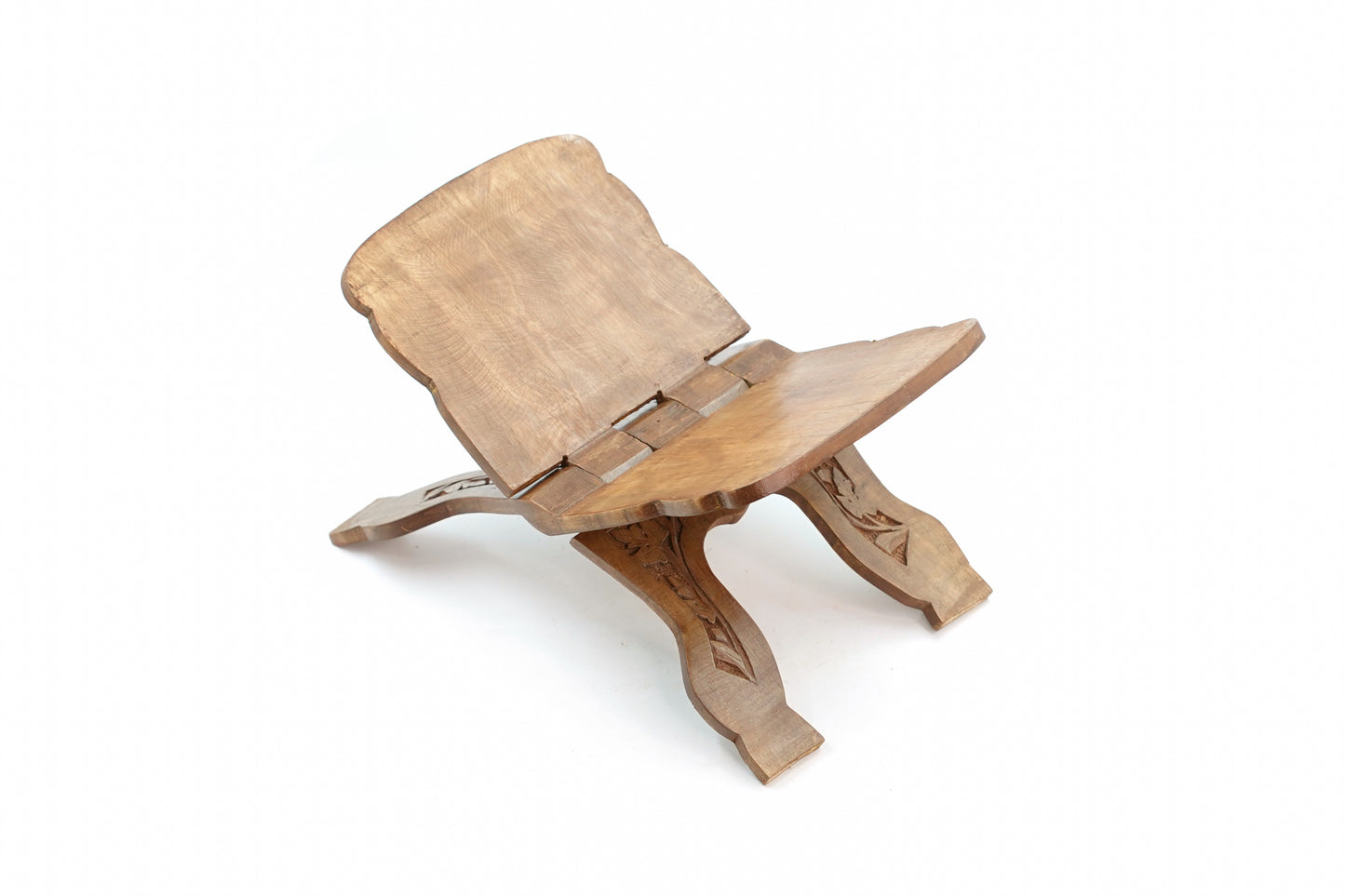 Hand-Carved Walnut wood Quran Stand (Rehal)