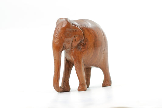 Guardian Elephant of Walnut Wood