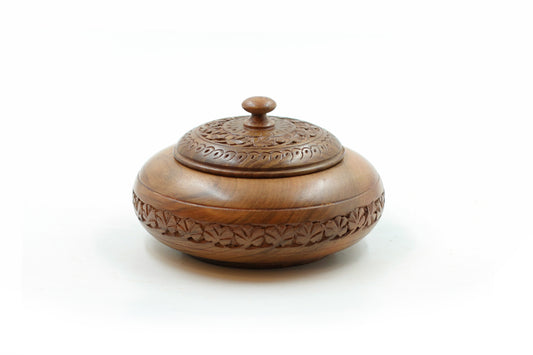 Timeless Wooden Decorative Nut Box