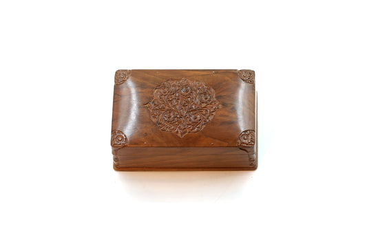 Elegant Walnut Wood Jewel Keeper