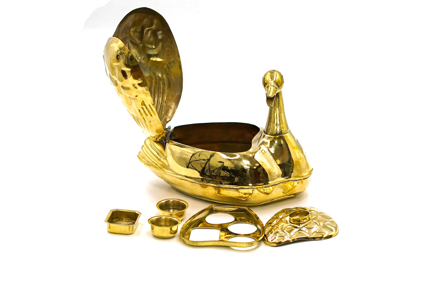 Utility Duck Sculpture- The Golden Duo