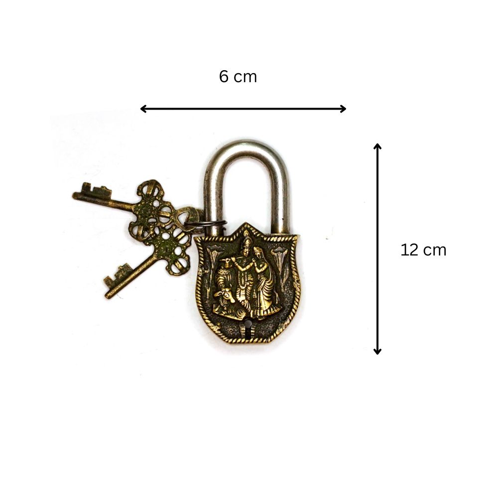 Radha Krishna Lock - The Divine Protectors