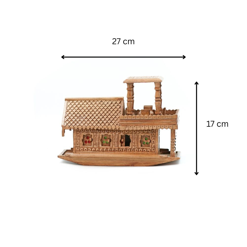 The Floating Legacy- Wooden House Boat
