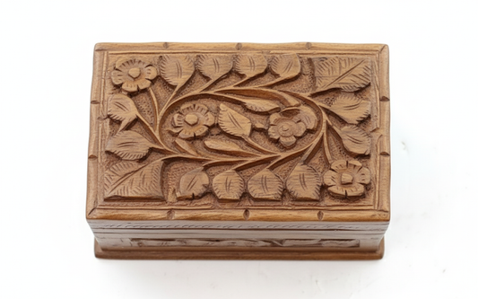 Mooncrest Serenity Walnut Wood Jewelry Box
