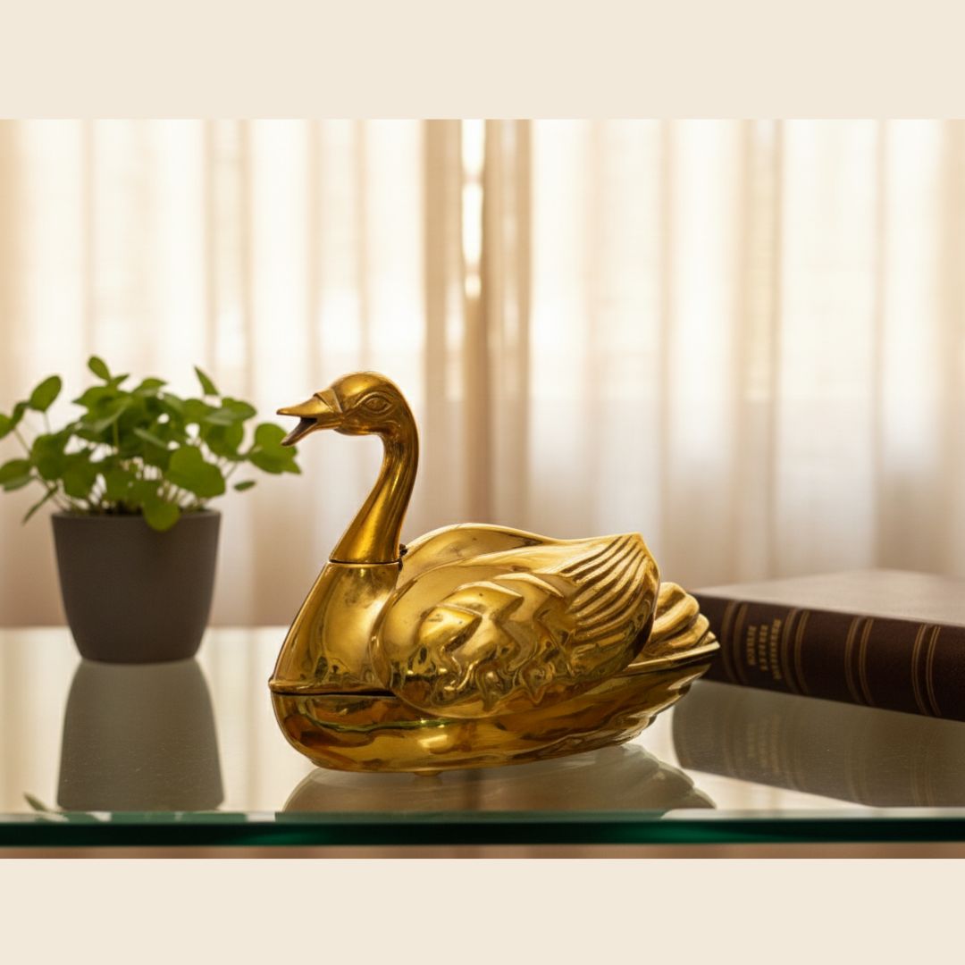 Utility Duck Sculpture- The Golden Duo