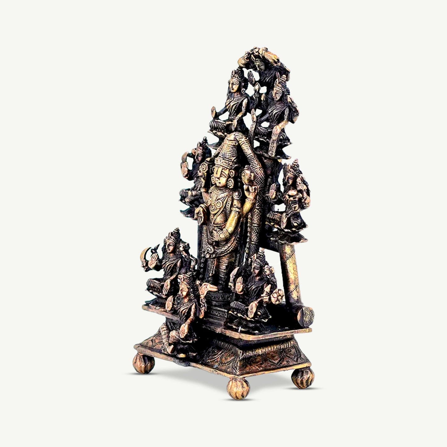 Lord Venkateswara surrounded by Ashtalakshmi