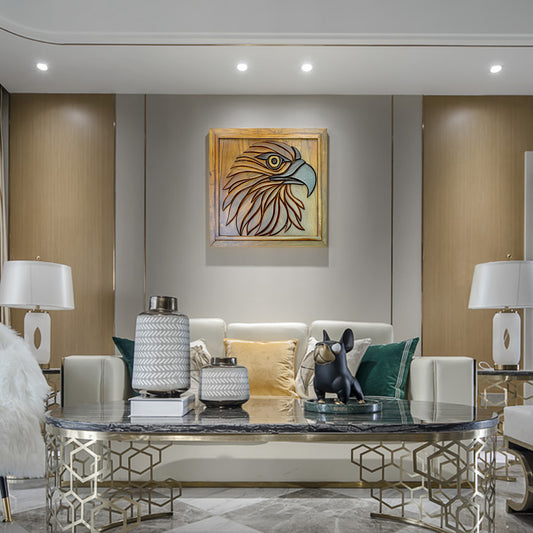 Majestic Eagle Relief Carving