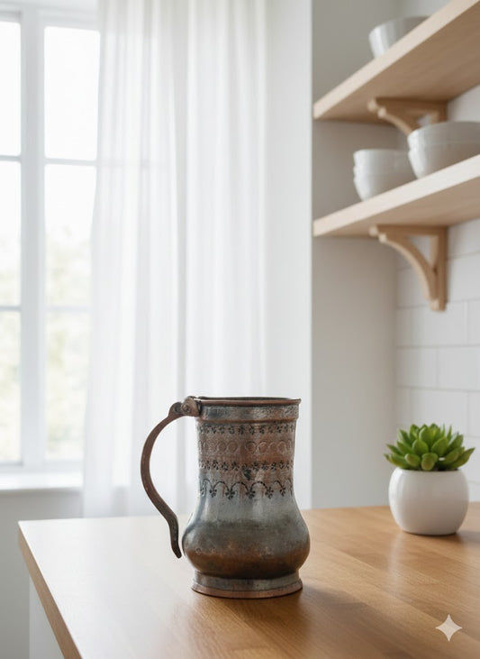 Vintage Patina Decorative Copper Mug