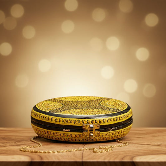 Kashmiri Crescent Clutch