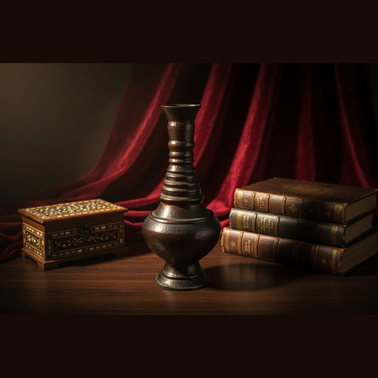 Vintage Tiered Copper Display Vase