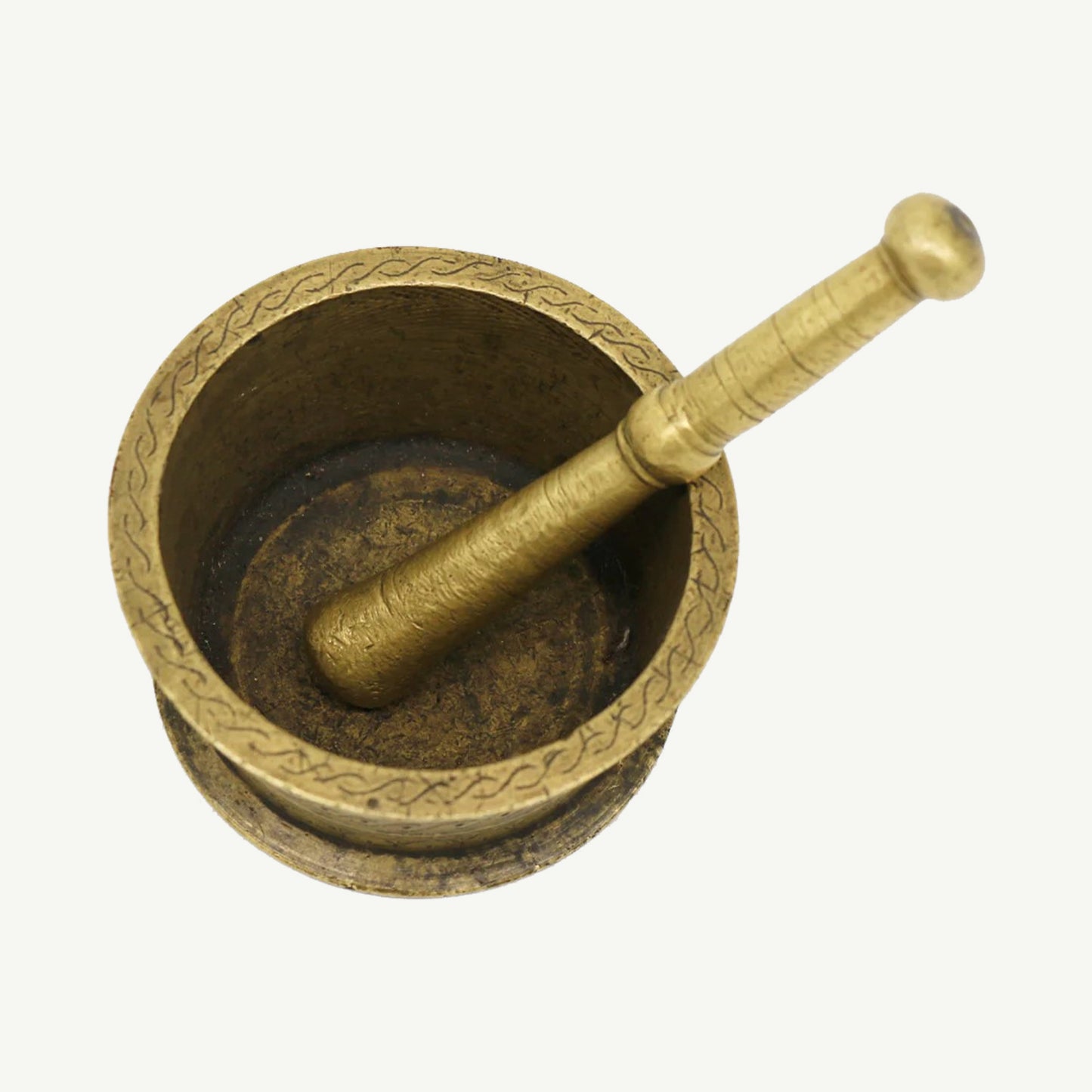 Vintage Copper Persian Islamic Mortar and Pestle