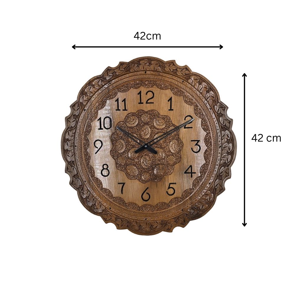 The Artisanal Timepiece: Beautifully Carved Walnut Wood Watch