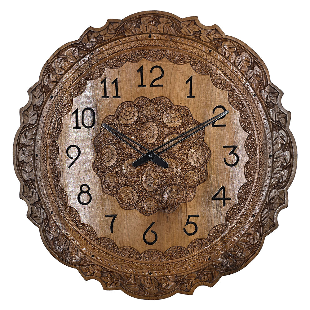 The Artisanal Timepiece: Beautifully Carved Walnut Wood Watch