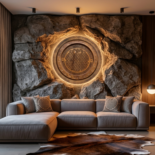 The Saira Hand-Carved Ornamental Wall Panel (MTO)