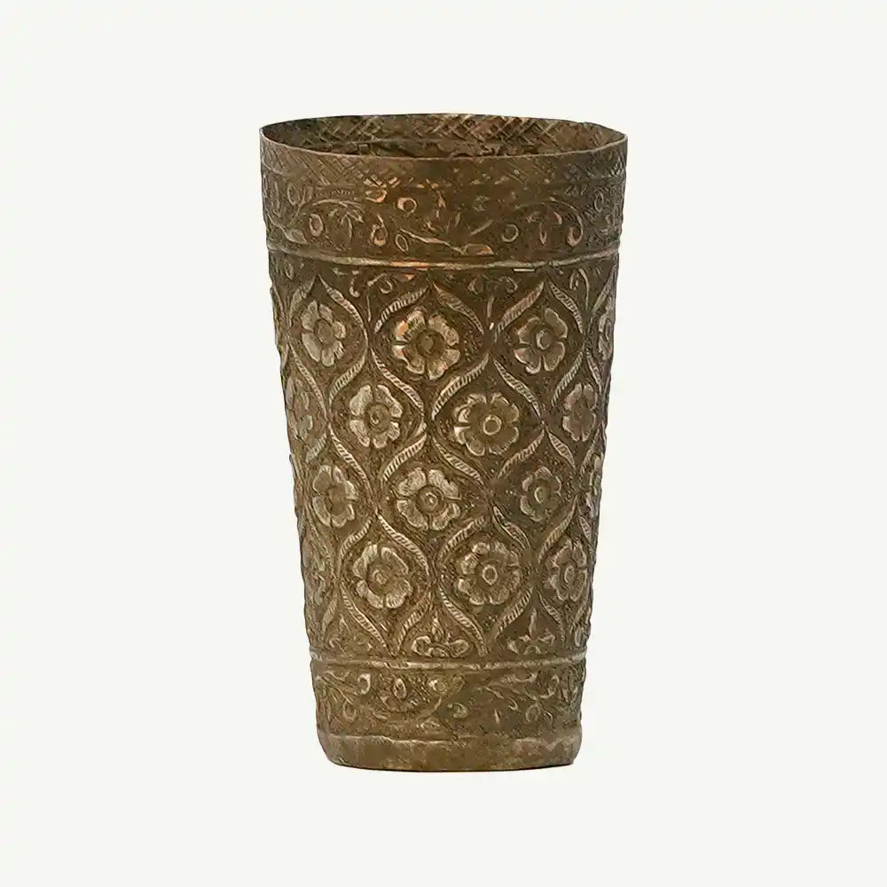 Vintage Solid Brass Traditional Drinking Tumbler 2