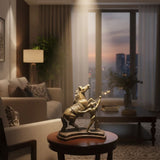 Warrior’s Spirit” Hand-Cast Brass Sculpture