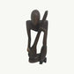 "AFRICAN WOODEN STATUE WITH GUITAR Rhythm of Africa” Hand-Carved Wooden Musician Statue"