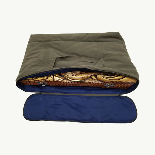 Handcrafted Backgammon Set: The Samurai Warrior Edition