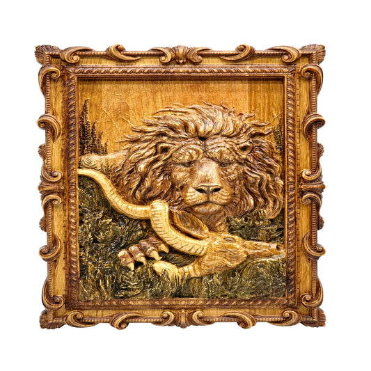 Majestic Lion – Beechwood Craft Panel