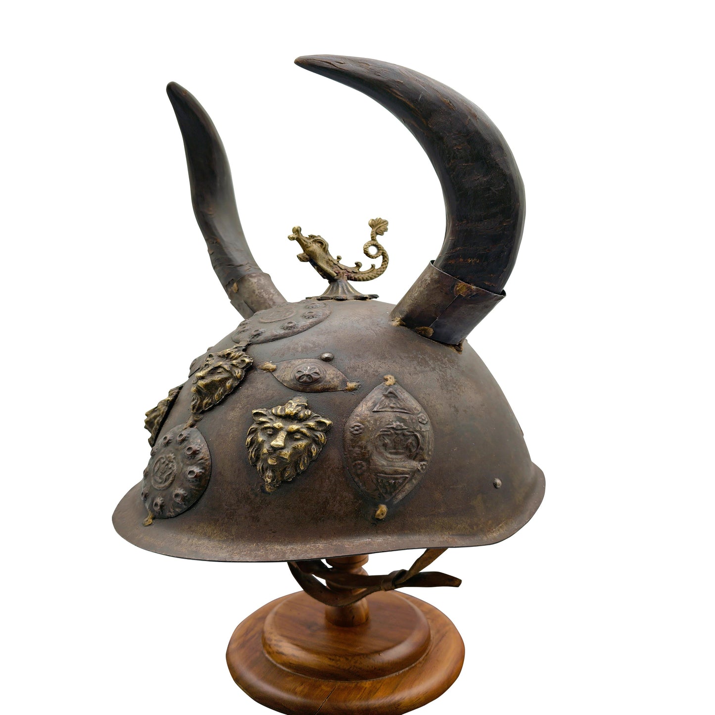 The Vintage Viking Horned Helmet