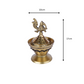 Brass Loban Mabkhara/Bakhoor Incense Burner With Peacock Incense