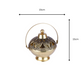 Pure Brass Mabkhara/Bakhoor  Worship Incense For Home Temple