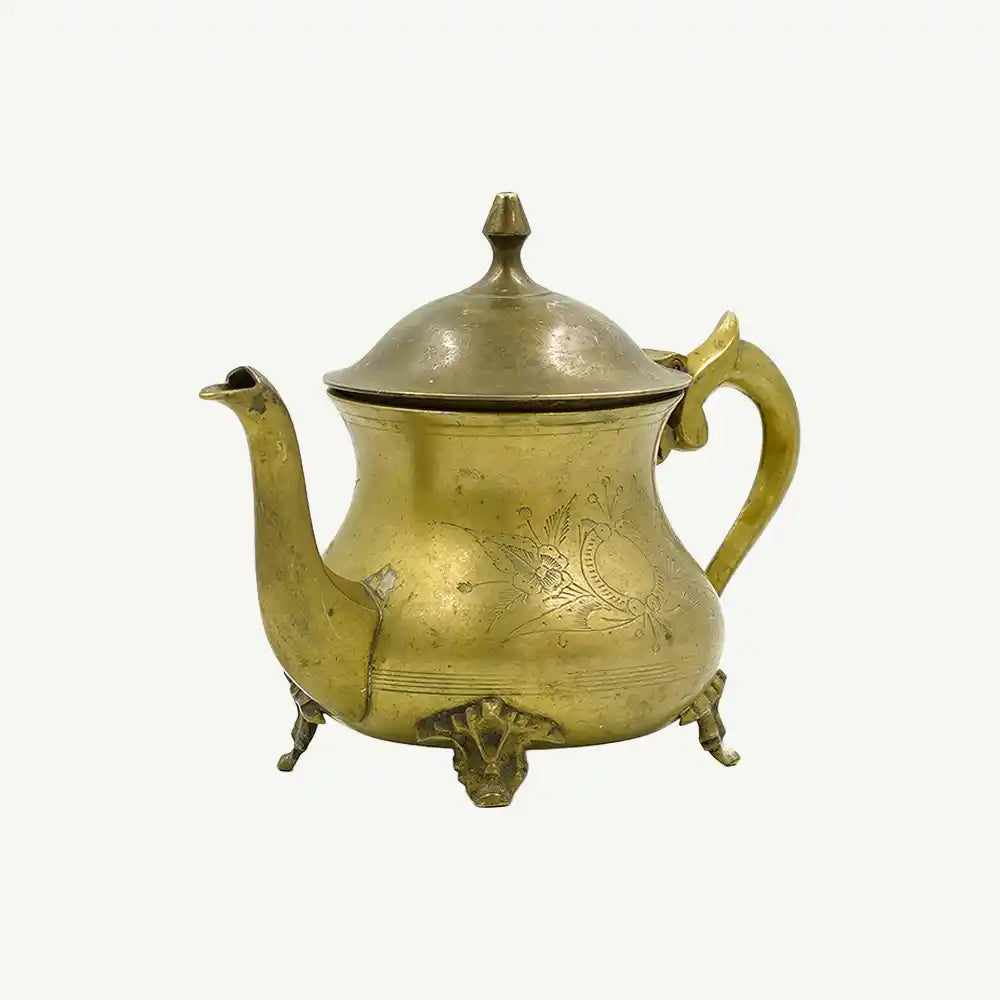Vintage Solid Brass Traditional Teapot/Kettle