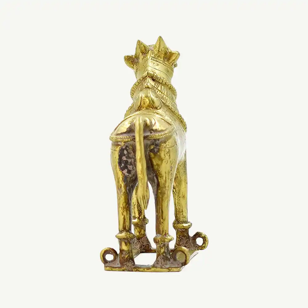 Brass Kamadhenu Cow Statue