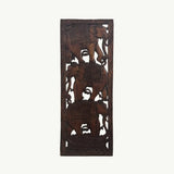 "WALL WOODEN HANGING ELEPHANTS The Royal Elephant Wooden Wall Panel"