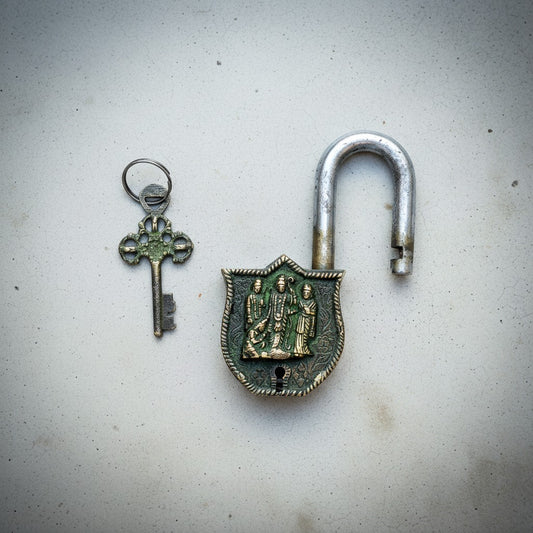 Divine Protection Lock - Trimurti Guardian