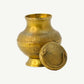 Brass Storage Pot with Handle Lid