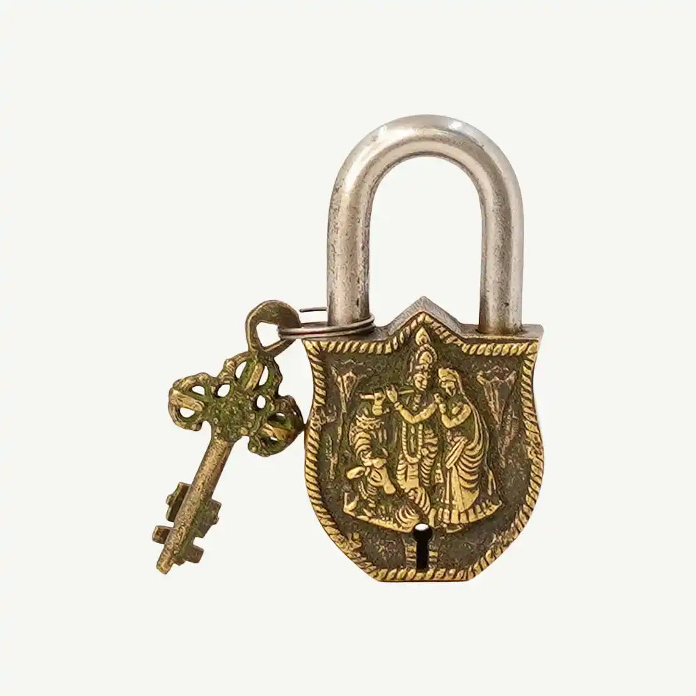 Radha Krishna Lock - The Divine Protectors