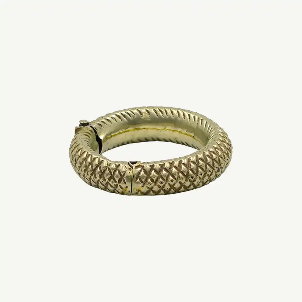 Vintage Solid Brass Traditional Anklet/Kada Set 5