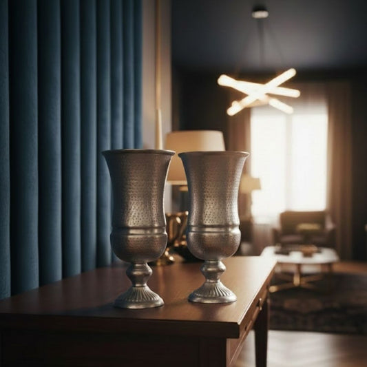 "Copper VASE The Regal Hammered Copper Vase"