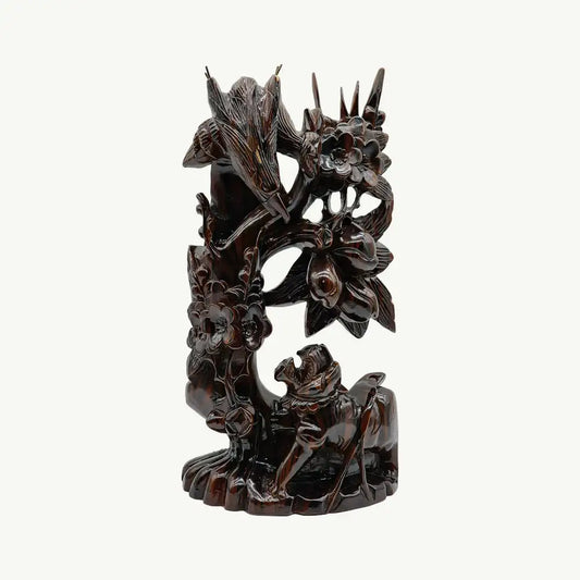 Intricate Oriental Wood Carving