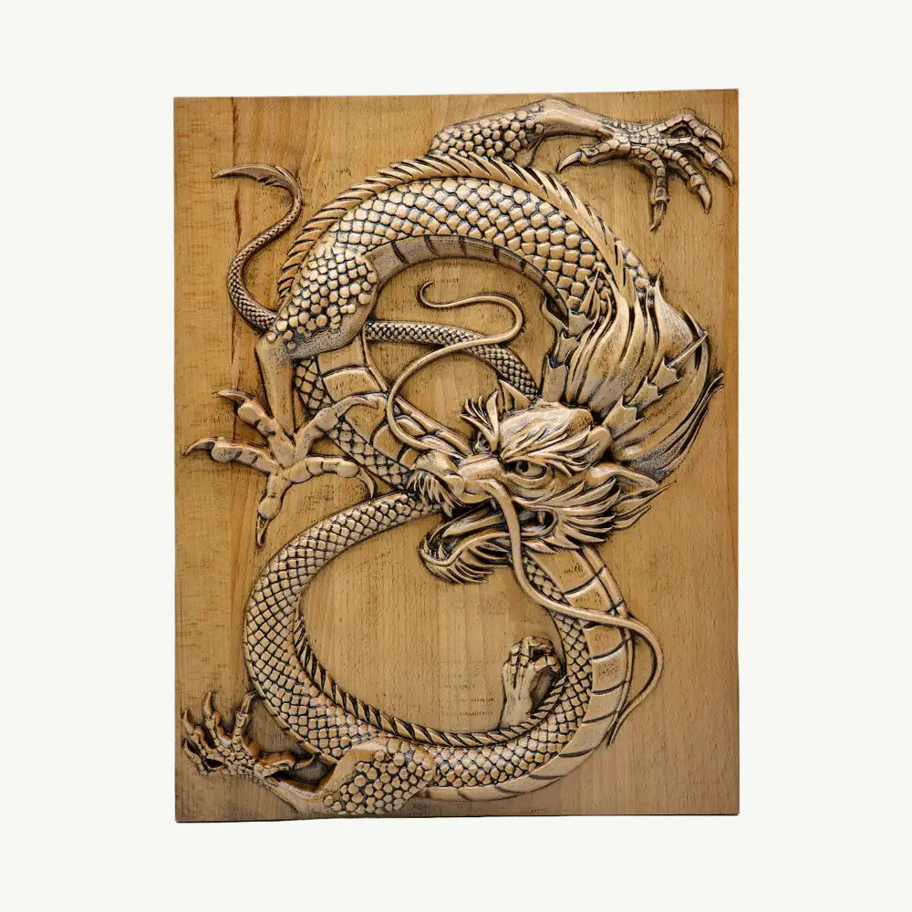 Imperial Dragon Wall Sculpture