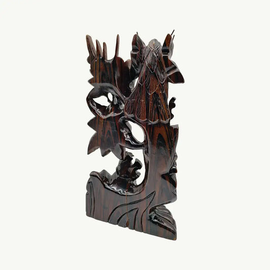 Intricate Oriental Wood Carving