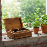Eternal Flame Dragon Chest- Decorative Wooden Box